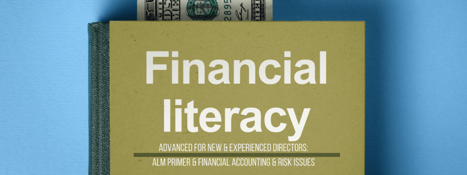 Advanced Financial Literacy for New & Experienced Directors: ALM Primer & Financial Accounting & Risk Issues